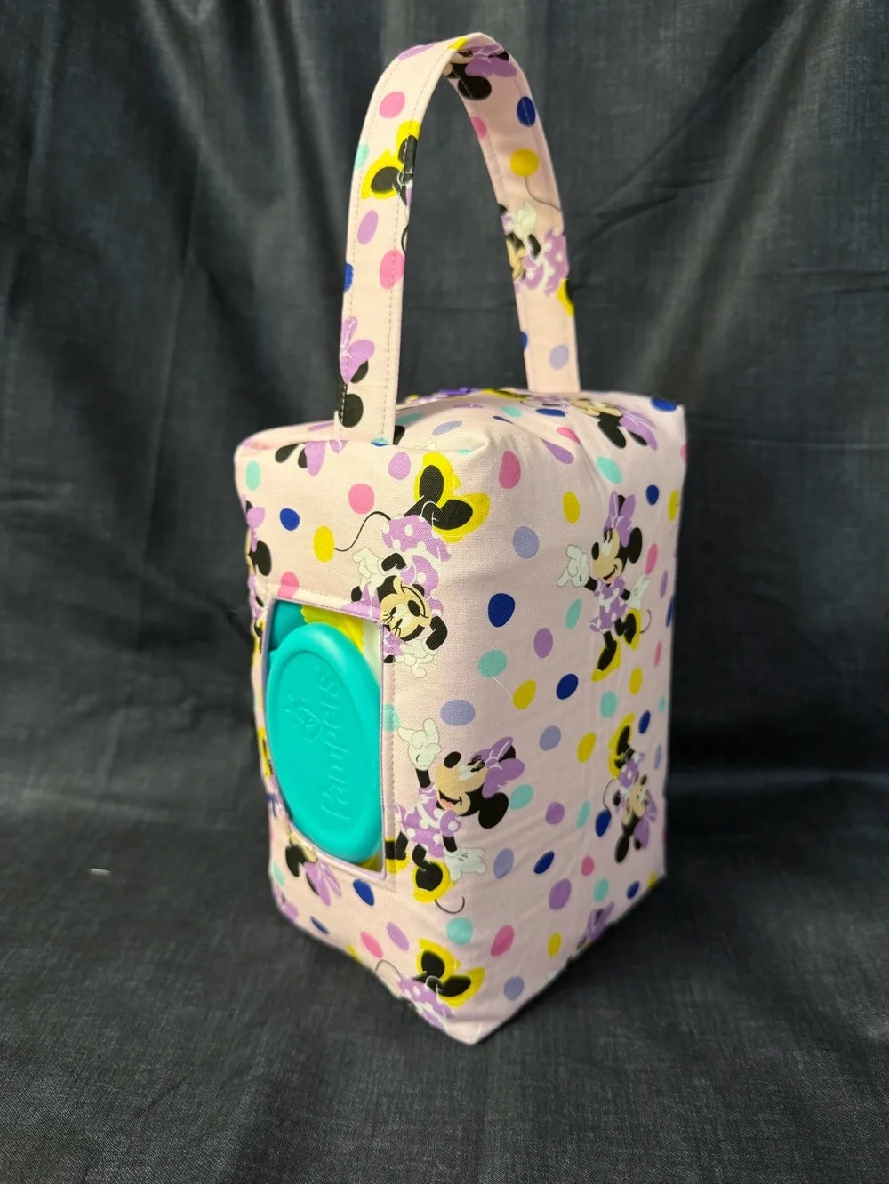 Disney Minnie Mouse Polka Dot Wipe Case - Pink, Yellow, Blue, Purple